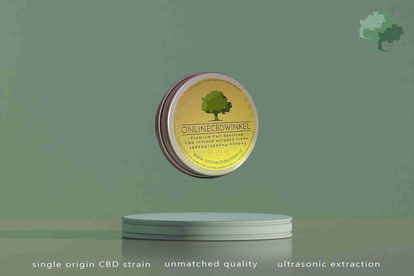 ONLINECBDWINKEL Ultrasone CBD Crème