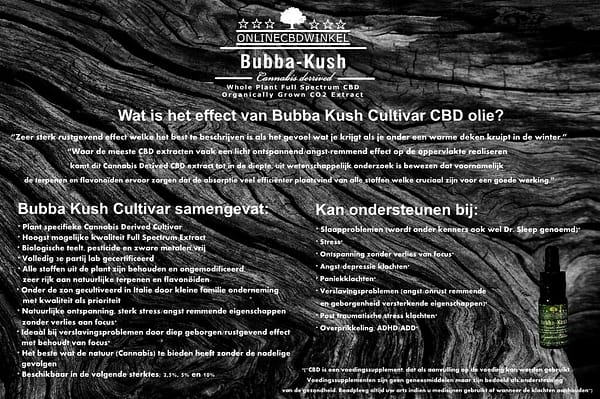 Bubba Kush Edition Info5